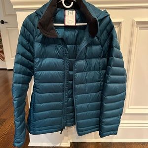 AK Burton Puffer Jacket - used for one season. Size Large, color Teal
